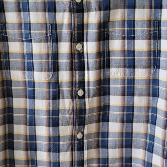 Blue Checkered Shirt XS /Youth - Picture 3 of 5